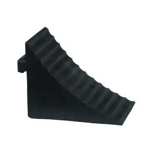 Molded Rubber Safety Wheel Chock w/Rubber Molded Handle