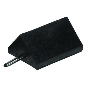 Molded Rubber Low Profile Safety Wheel Chock