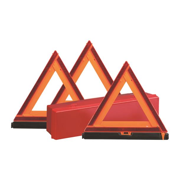 Fasmov 3-Pack Triple Warning Triangle Emergency Warning Triangle Reflector Safety Triangle Kit 