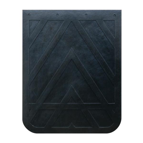 Molded Rubber Mud Flaps, Chevron, Pebble, 1/4