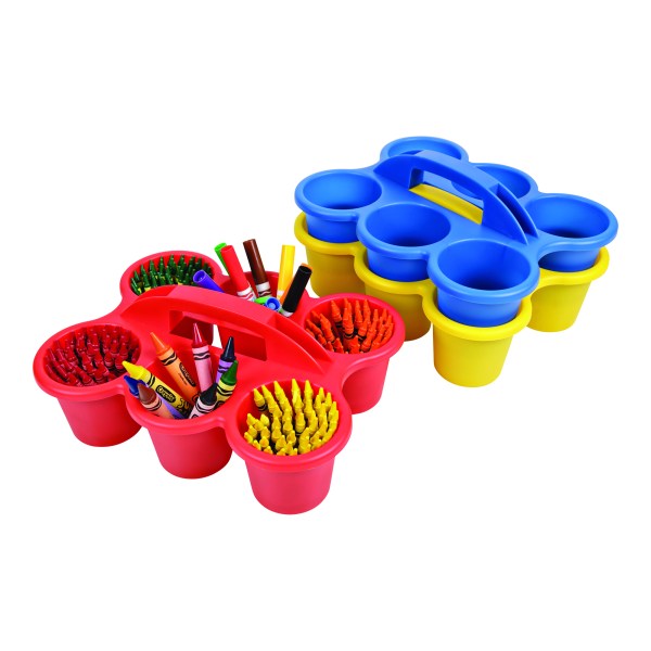 Antimicrobial Kids 6 Cup Caddy - Deflecto