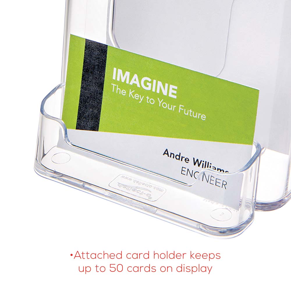 Single Compartment DocuHolder® w/ Business Card Holder