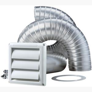 Louvered Semi-Rigid Dryer Vent Kit