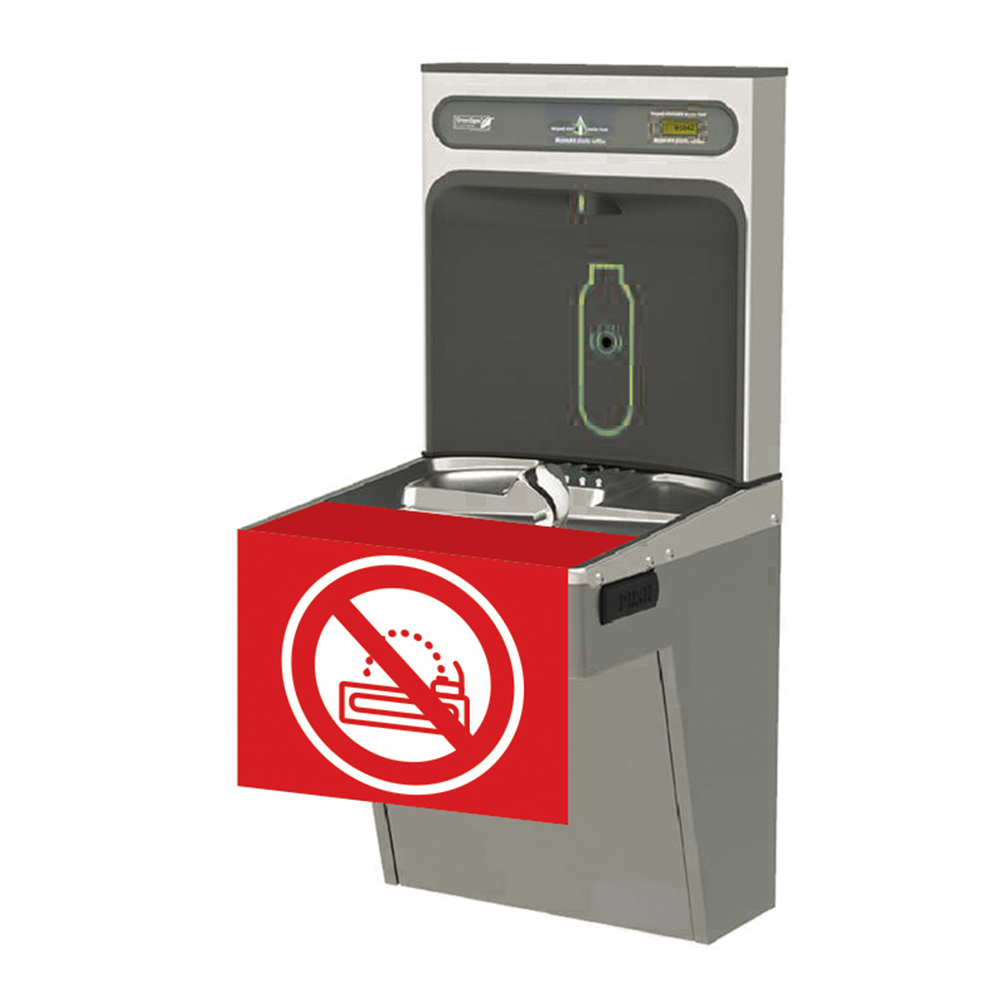 Water Fountain Sign - Deflecto