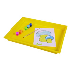 Antimicrobial Finger Paint Tray