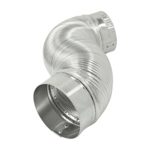 Semi-Rigid Aluminum Duct with Connectors