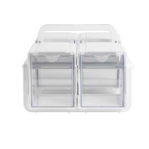 Single Stackable Tilt Bin Caddy