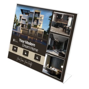 Anti-Glare Slanted Sign Holder