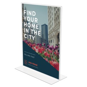 Anti-Glare Double Sided Sign Holder