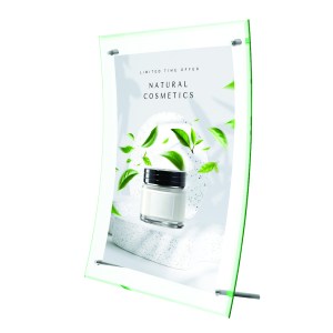 Superior Image® Curved Edge Sign Holder