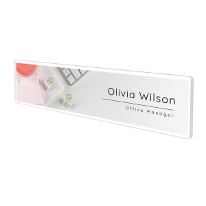 Superior Image® Nameplate Sign Holder - 8.5" x 2"