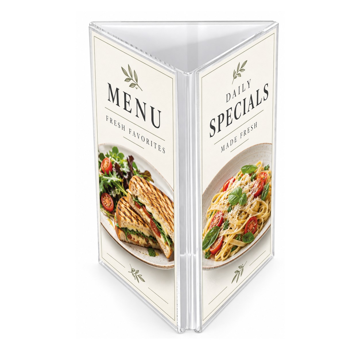 3-Sided Sign/Menu Holder